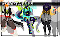[OPEN] Adoptables| Original batch 9 by Hybrididi