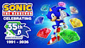 Sonic the Hedgehog Celebrating 35th Anniversary