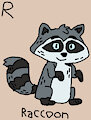 Raccoon (Ollie's Pack) in AngesSZ's Animal Alphabet Cards