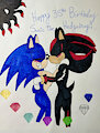 Happy 35th Birthday Sonic The Hedgehog!! (2026) by JurassicWorldGirl