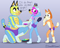 Bluey and the Shake Your Bones Festival by FenceAKAGlasnost