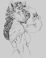 OC Lineart by RiinDraws