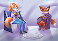 Diane Star & Wendy Mystic In Old Escape Seats (Commission) by Tho6Who4e2000