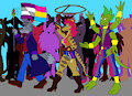 Rom's Characters Pride Parade 2026 by LoneWolf23k