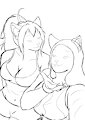 sketch dump of my main characters i plan on finsihing up later :) by saf123456