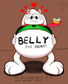 Belly The Goat! Deltarune Ralsei artcomic Cover