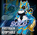 [ADOPTABLE] / Curvy Battery Protogen by Serandres