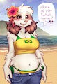 Wanna go play football together? by Elronya