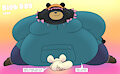 Blob Day Moon Bear by Nishi