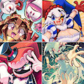 Some of my drawings of this year! by Spaicy