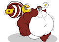 Big Fat BaconSkunk by Flooftoonz
