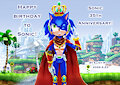 Sonic 35th Anniversary! by ElinyWang