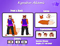 Ref Sheet Com November 2025 - Kyushu by Foxboy591