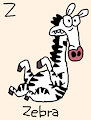 Zebra (Cow and Chicken) in AngesSZ's Animal Alphabet Cards