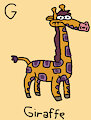 Man-Eating Giraffe (Cow and Chicken) in AngesSZ's Animal Alphabet Cards by NickJrBunniesFan