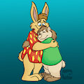 Bobby Hugs David by Kresblain by david31