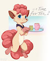 Vulpix Ninetails w/ Text