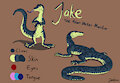 Jake the Asian Water Monitor by Jaxfera