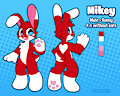 Updated Ref-sheet by LittleredbunnoMky