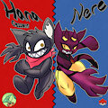 Nere Vs Hana Cessair, Birthday Gift for Xirnpox Arts by SinisterSlyFox