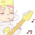 Guitar Skateboard Cat + Outfits! by hanage1