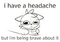 headache by paddedpurr