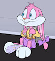 Babs Bunny waiting in a Jet Pack (Commission) by Tho6Who4e2000
