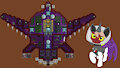 Carnival Boss with her spaceship