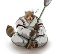 Tanuki Monk by ShinodaKuma