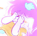 Ghostly pawbs >//w//< by Milezy