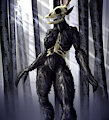 Female Wendigo by MantrinR