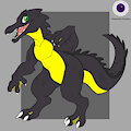 Black Swamp Gator Adopt-OPEN by ChaosEye