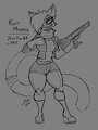 Fanart Fun - Katt Monroe by GrayscaleRain