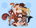 Catboy Pile! by UTPAS