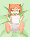 baby in diaper by marimond