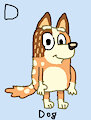 Chilli Heeler in AngesSZ's Animal Alphabet Cards