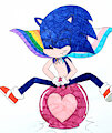 Sonic's Pride month bouncy fun by Balloonbouncer