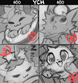 Xmas Icon YCHs by Syndralla