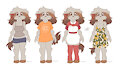 Mellie's outfits by Elronya