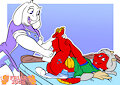 Toriel Changes Tacki's Diaper