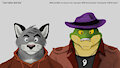 Graff and Brok Fanart by Acekey Husky by BrokGame