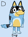 Bandit Heeler in AngesSZ's Animal Alphabet Cards