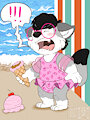 Ice cream tragedy by Loupy
