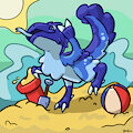 Artfight - Bobo at the Beach! by Jaxfera