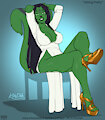 Sitting Pretty by KittyDee by GentlemanPlayer