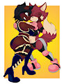 Ohm and Tilly by TinyDevilHorns