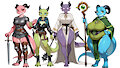 Kobold Adventuring group by EHEYEBS