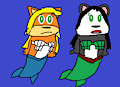 Coco And Yaya As Mermaids