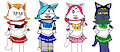Minnykinz Girls As Sailor Guardians