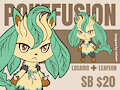 (OPEN) LUCARIO X LEAFEON by riorioluu
